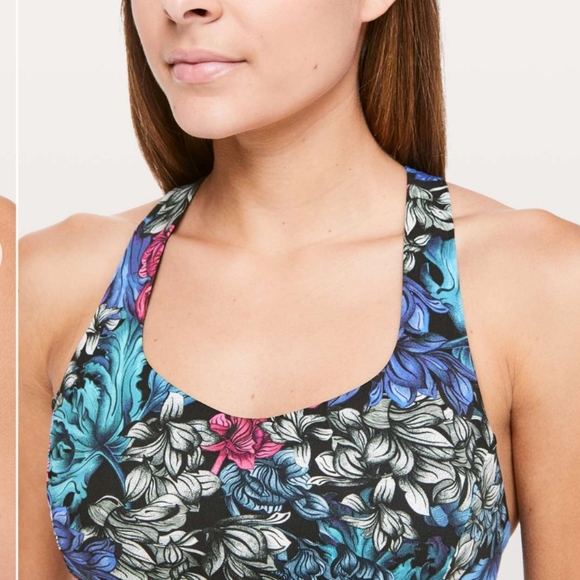 Lululemon Free To Be Serene Bra Nocturnal Floral Multi - Picture 5 of 8